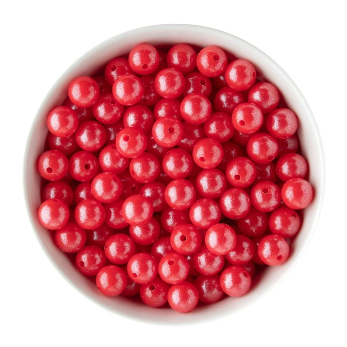 12mm Opal Silicone Round Beads - Image 3