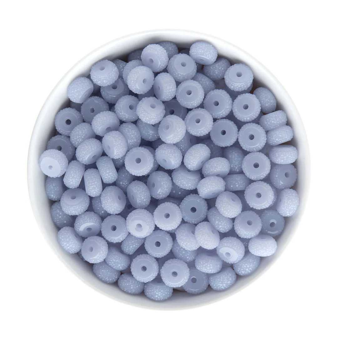 12mm Resin Rhinestone Spacer Beads - Image 4