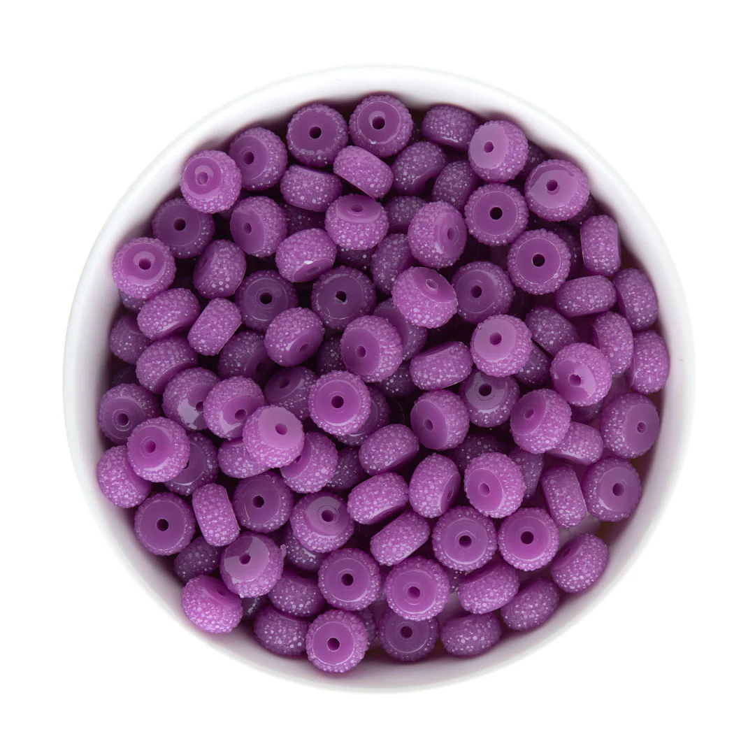 12mm Resin Rhinestone Spacer Beads - Image 5