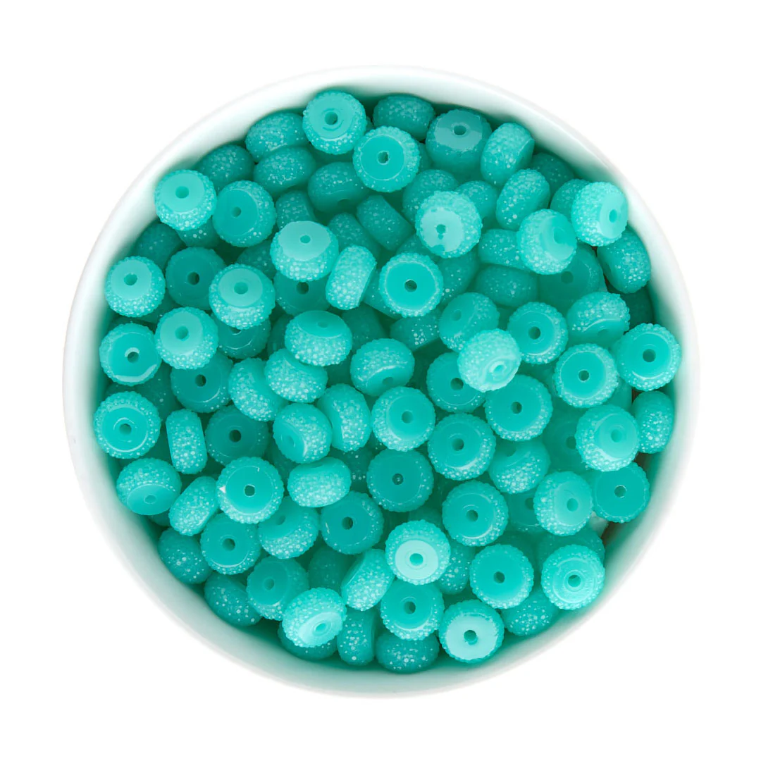 12mm Resin Rhinestone Spacer Beads - Image 6