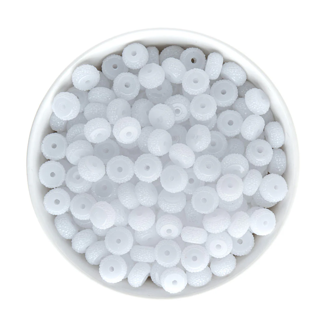 12mm Resin Rhinestone Spacer Beads - Image 7