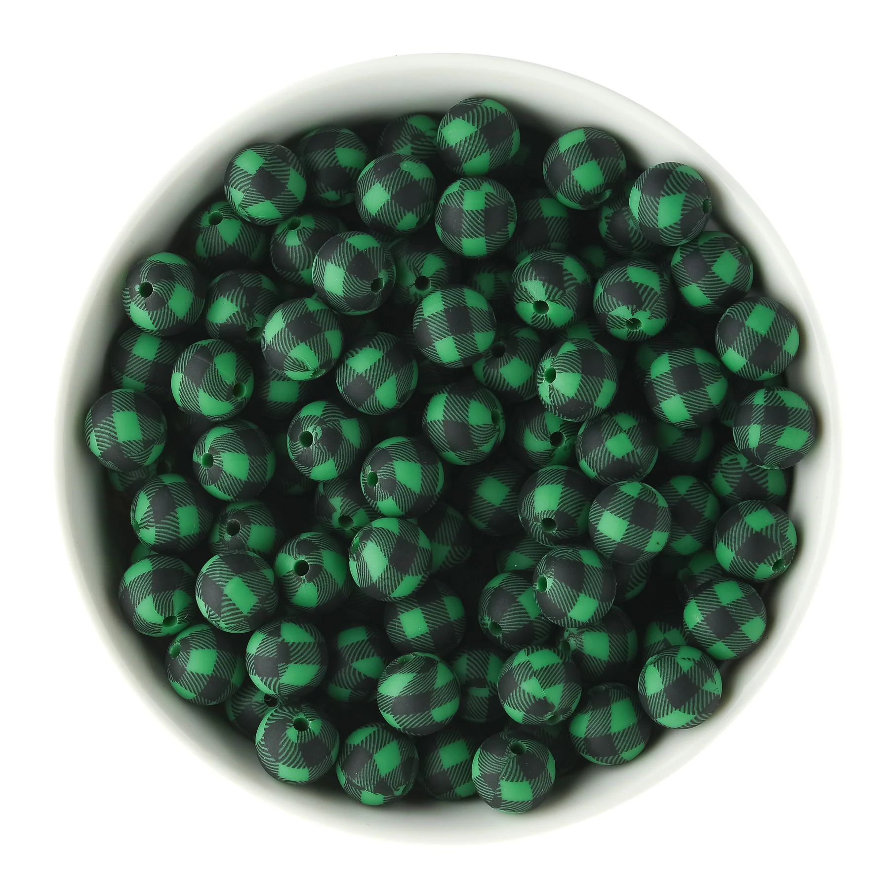 12mm Round Silicone Print Beads - Image 22