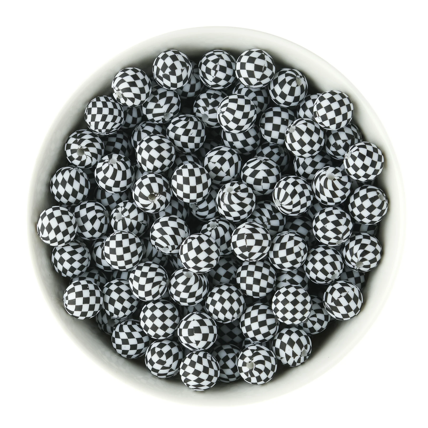 12mm Round Silicone Print Beads - Image 3