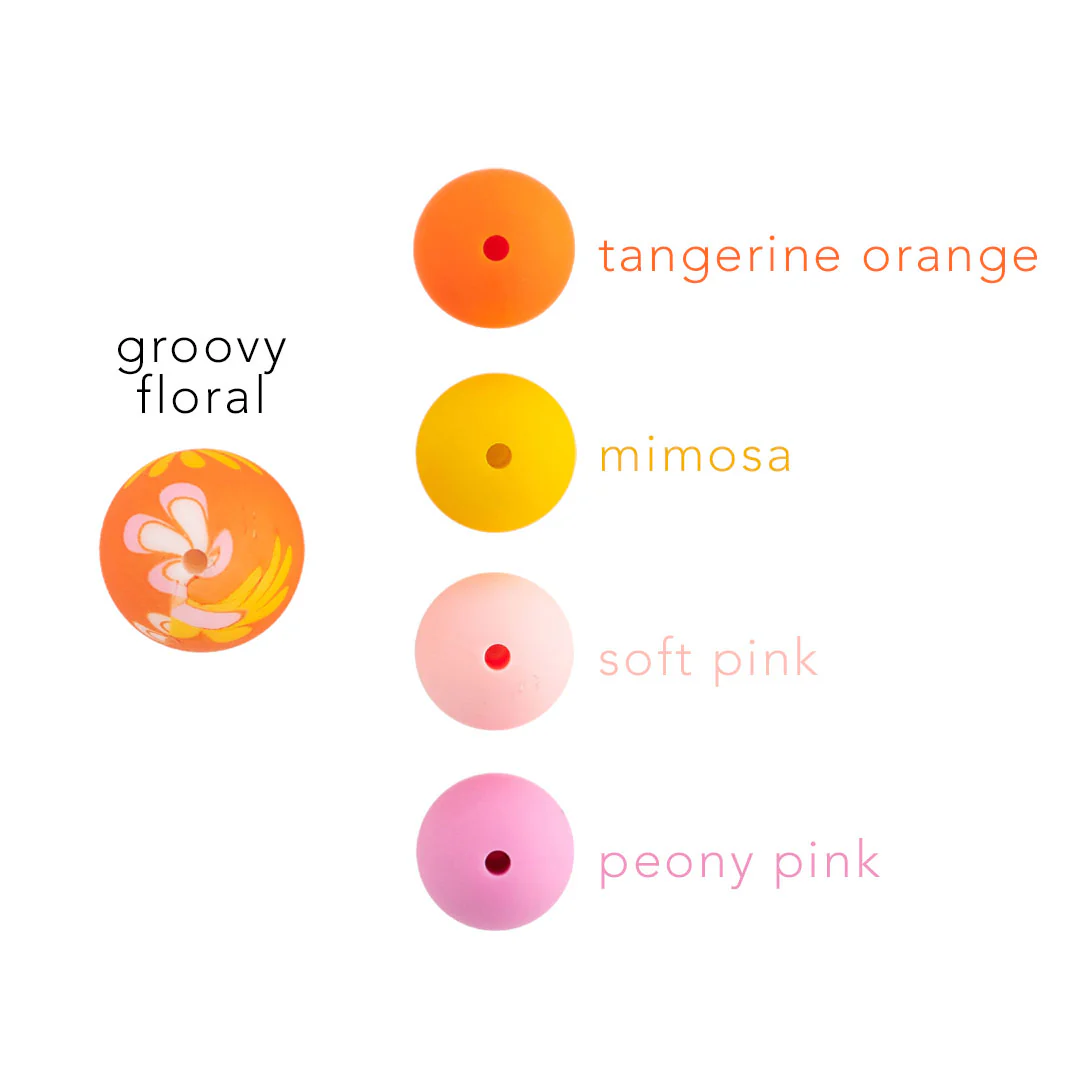 12mm Round Silicone Print Beads - Image 63