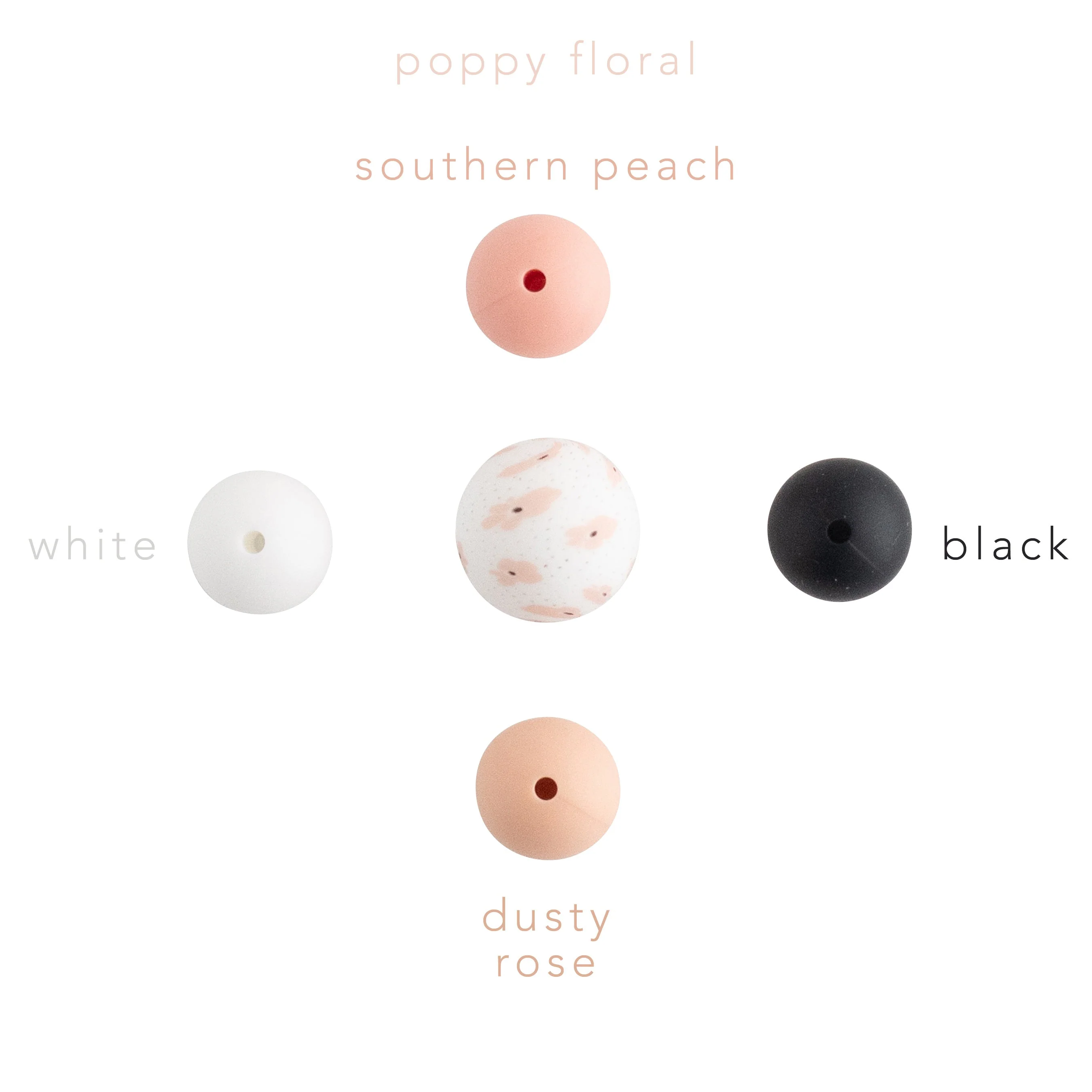 12mm Round Silicone Print Beads - Image 74