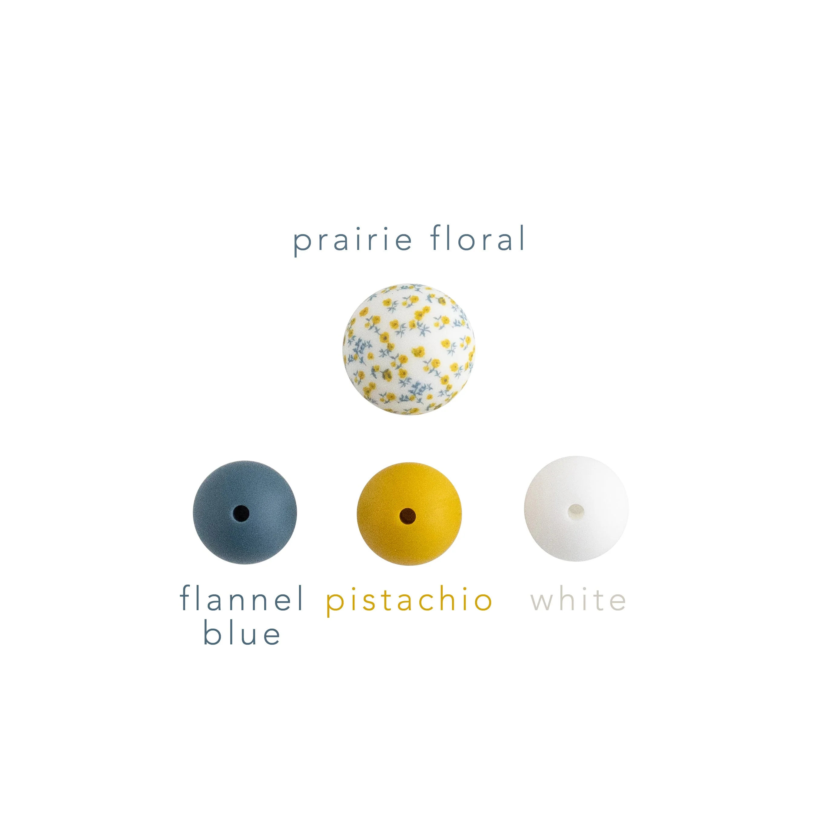 12mm Round Silicone Print Beads - Image 75