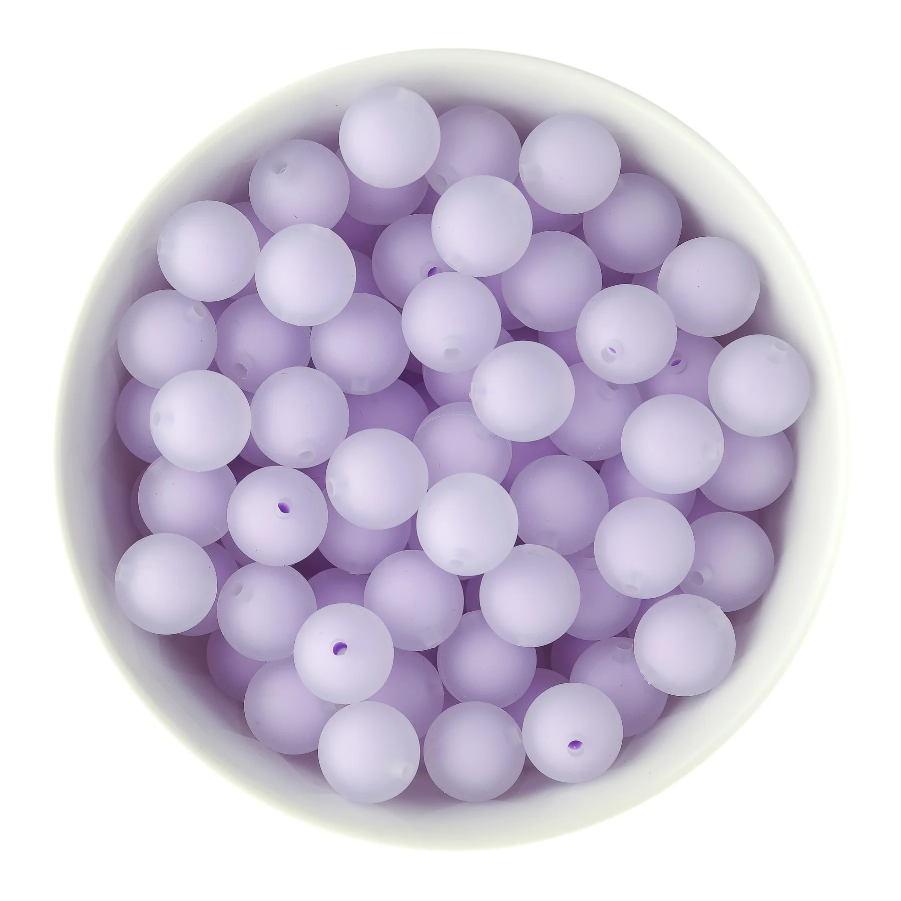15mm Frosted Silicone Round Beads - Image 4