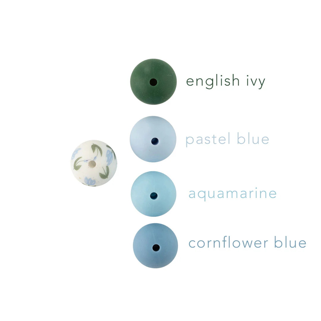 12mm Round Silicone Print Beads - Image 86