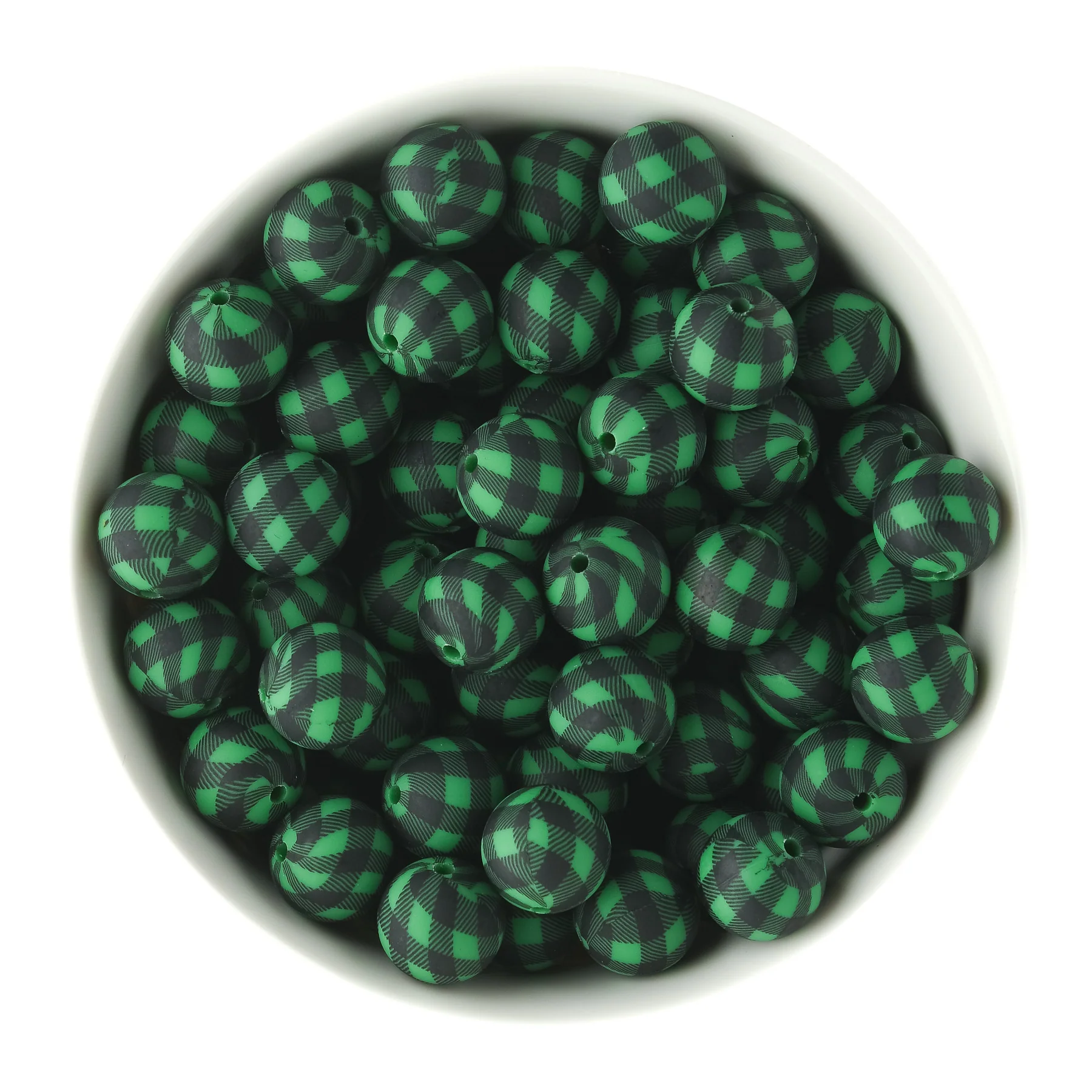 15mm Round Silicone Print Beads - Image 25