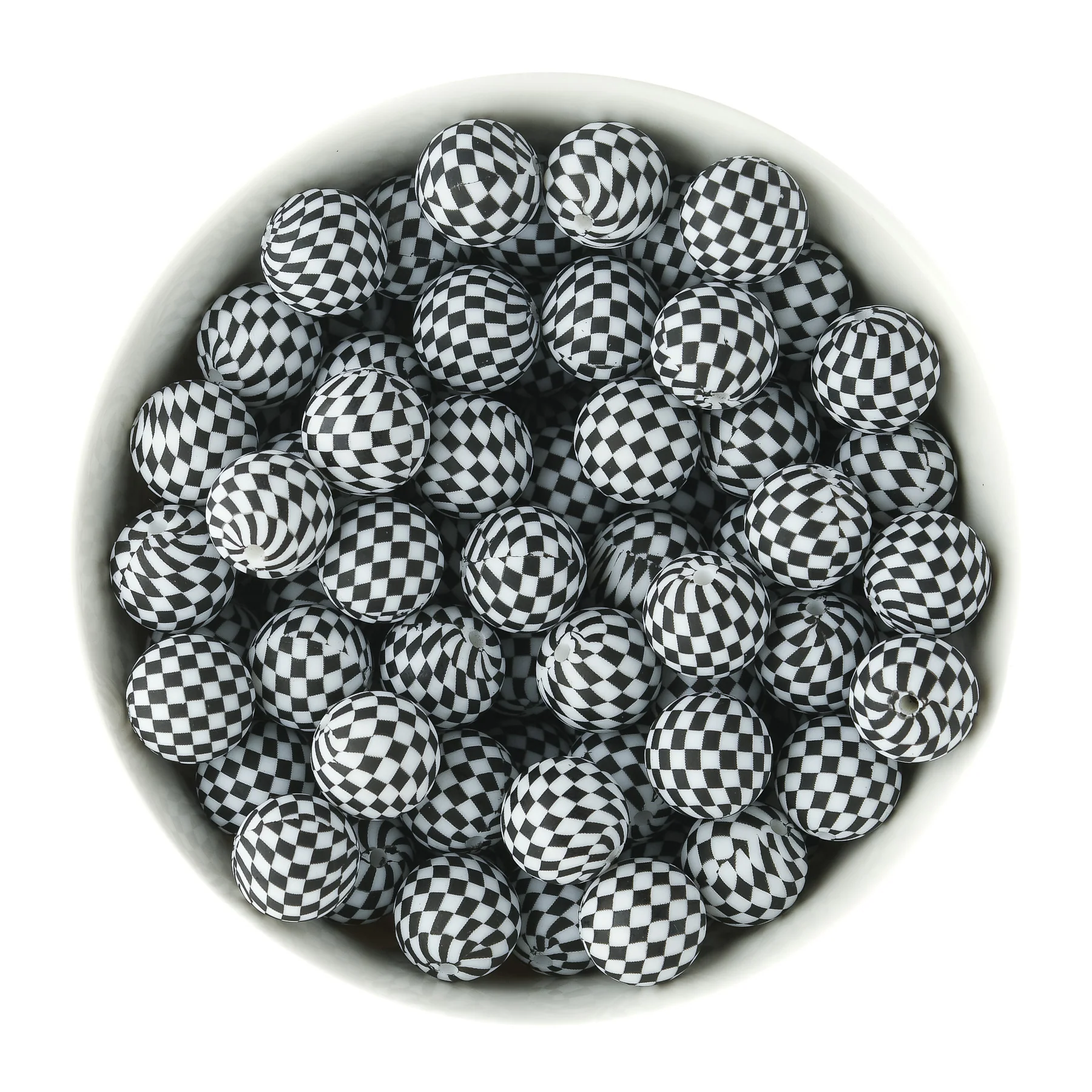 15mm Round Silicone Print Beads - Image 4