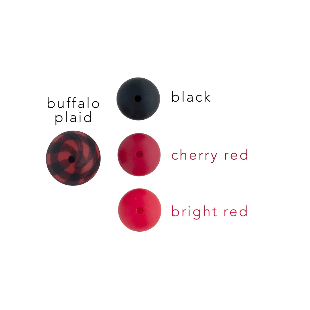 15mm Round Silicone Print Beads - Image 62