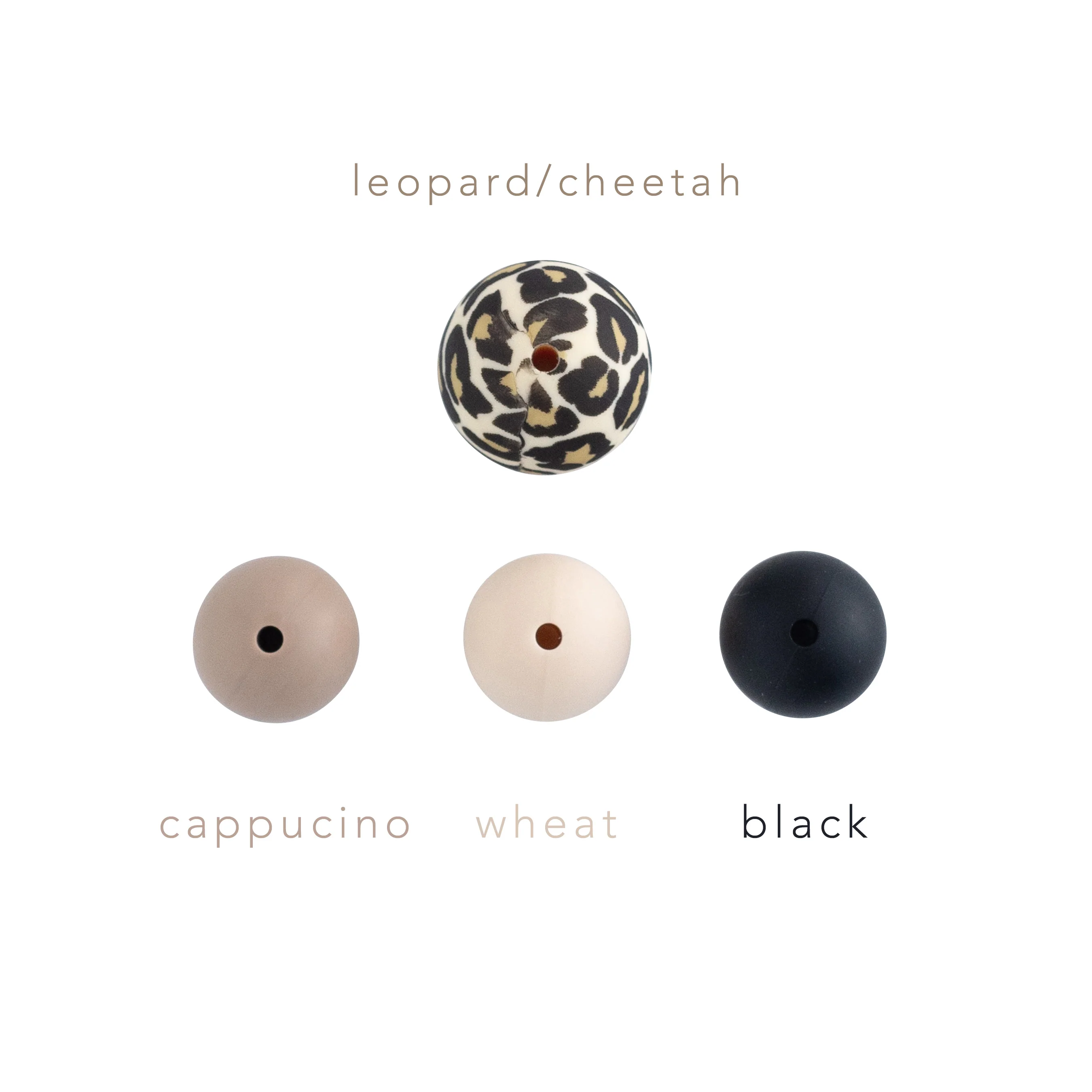 15mm Round Silicone Print Beads - Image 80
