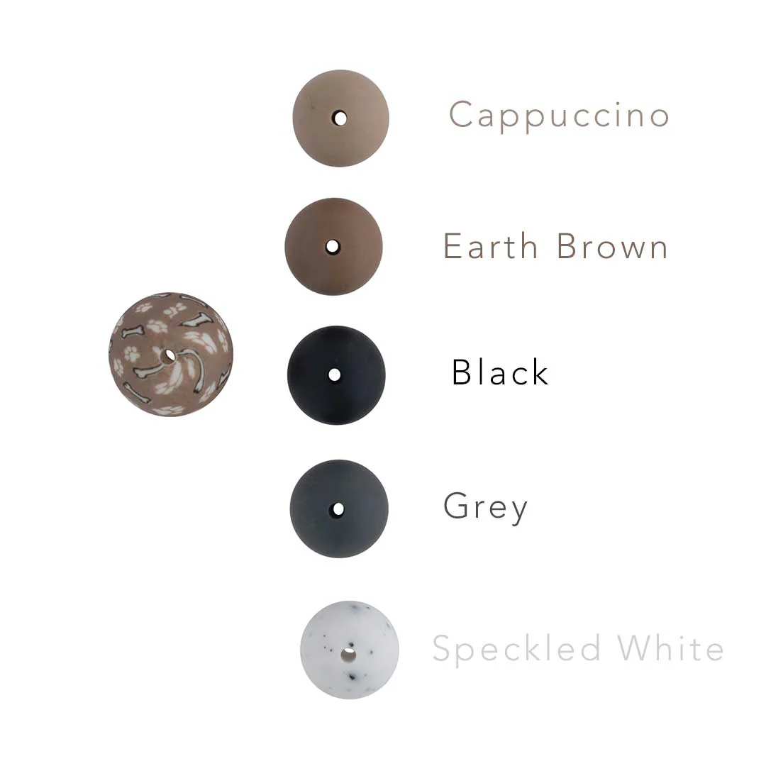 15mm Round Silicone Print Beads - Image 85