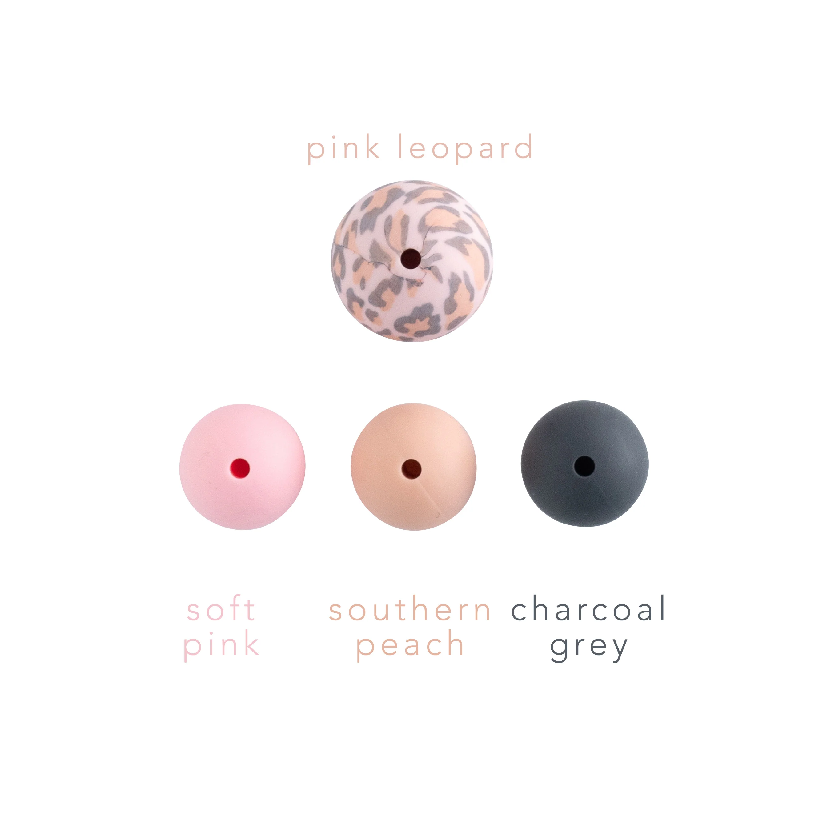 15mm Round Silicone Print Beads - Image 86