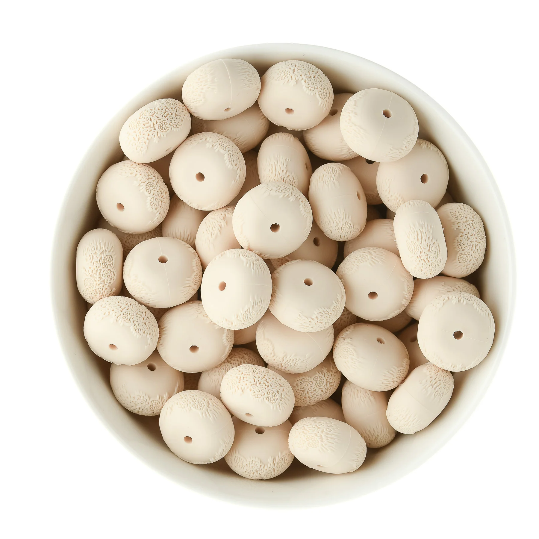 19mm Embossed Abacus Silicone Beads - Image 6