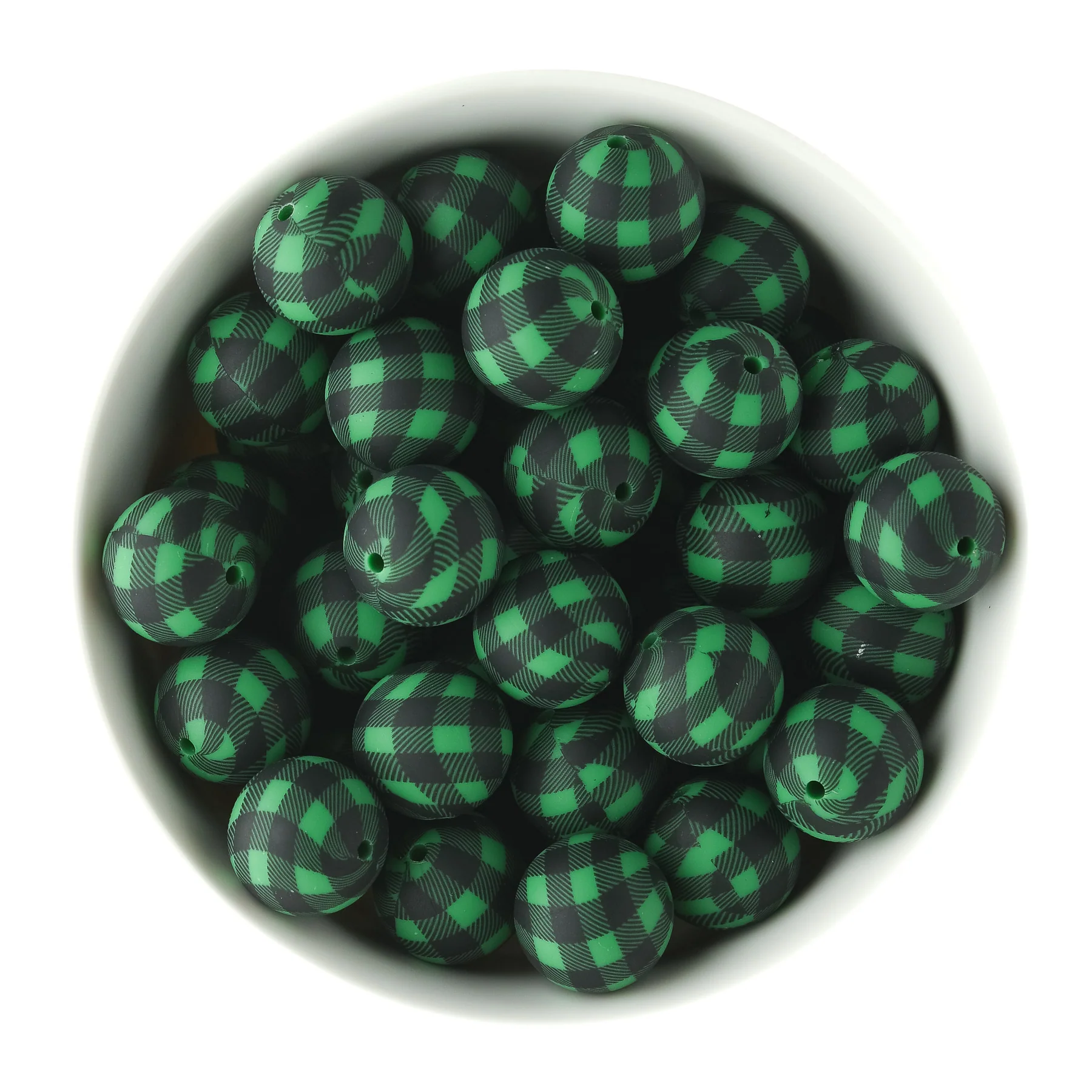 19mm Round Silicone Print Beads - Image 25