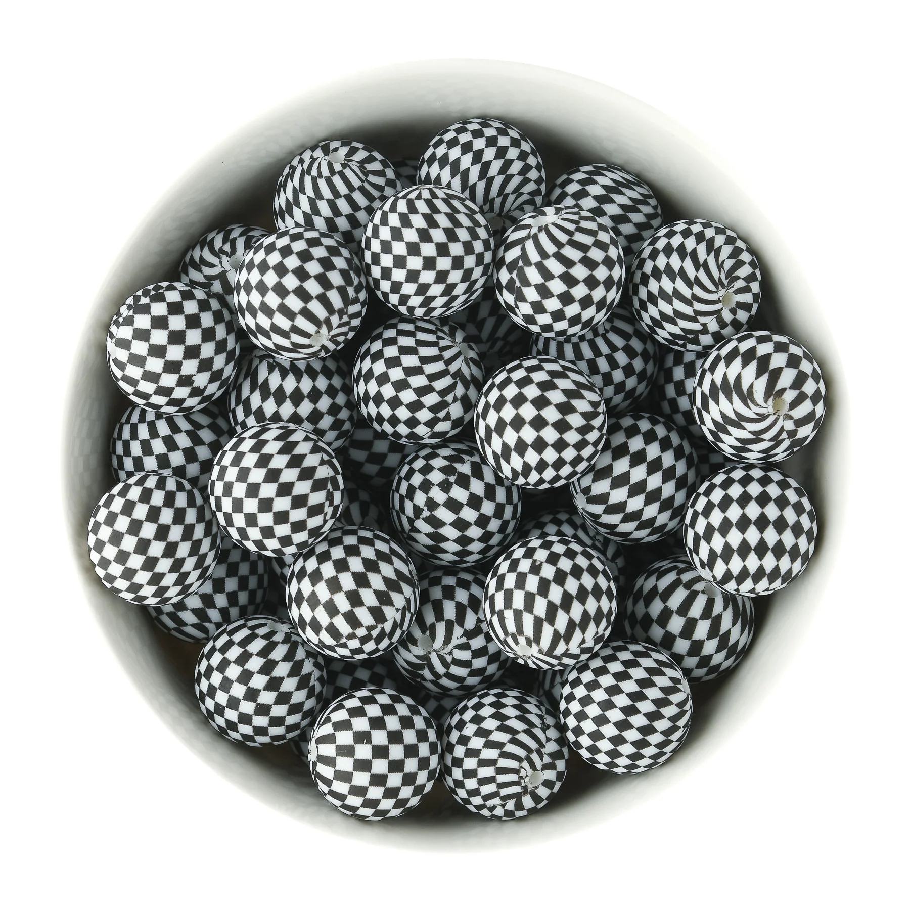 19mm Round Silicone Print Beads - Image 4