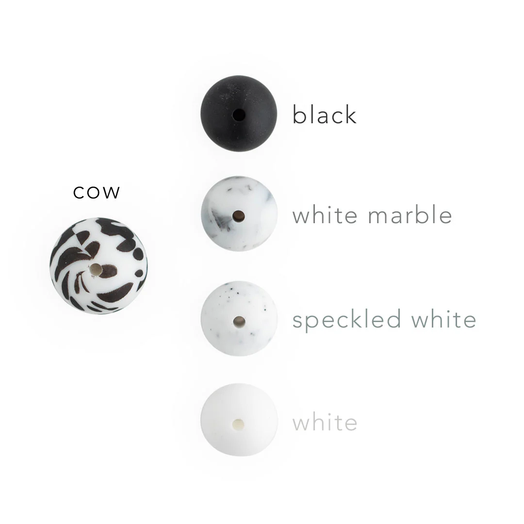 19mm Round Silicone Print Beads - Image 65