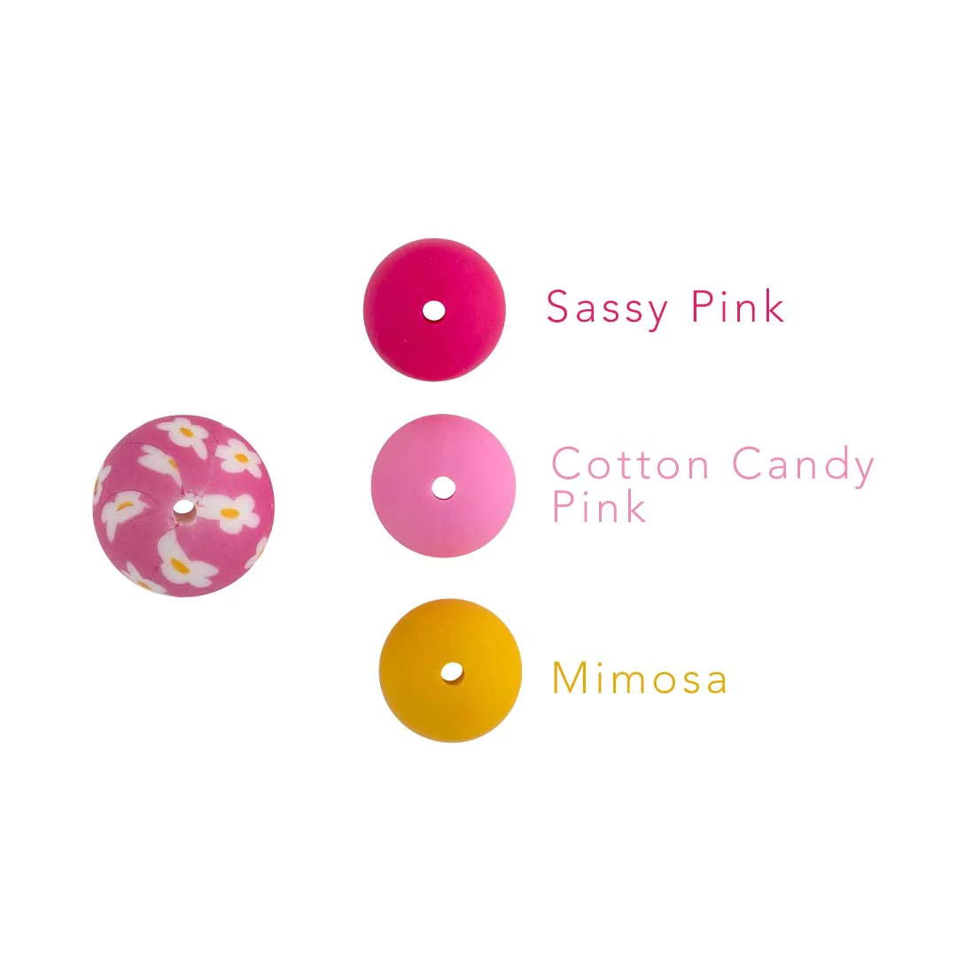 19mm Round Silicone Print Beads - Image 66