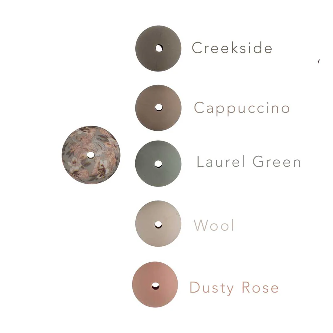 19mm Round Silicone Print Beads - Image 67