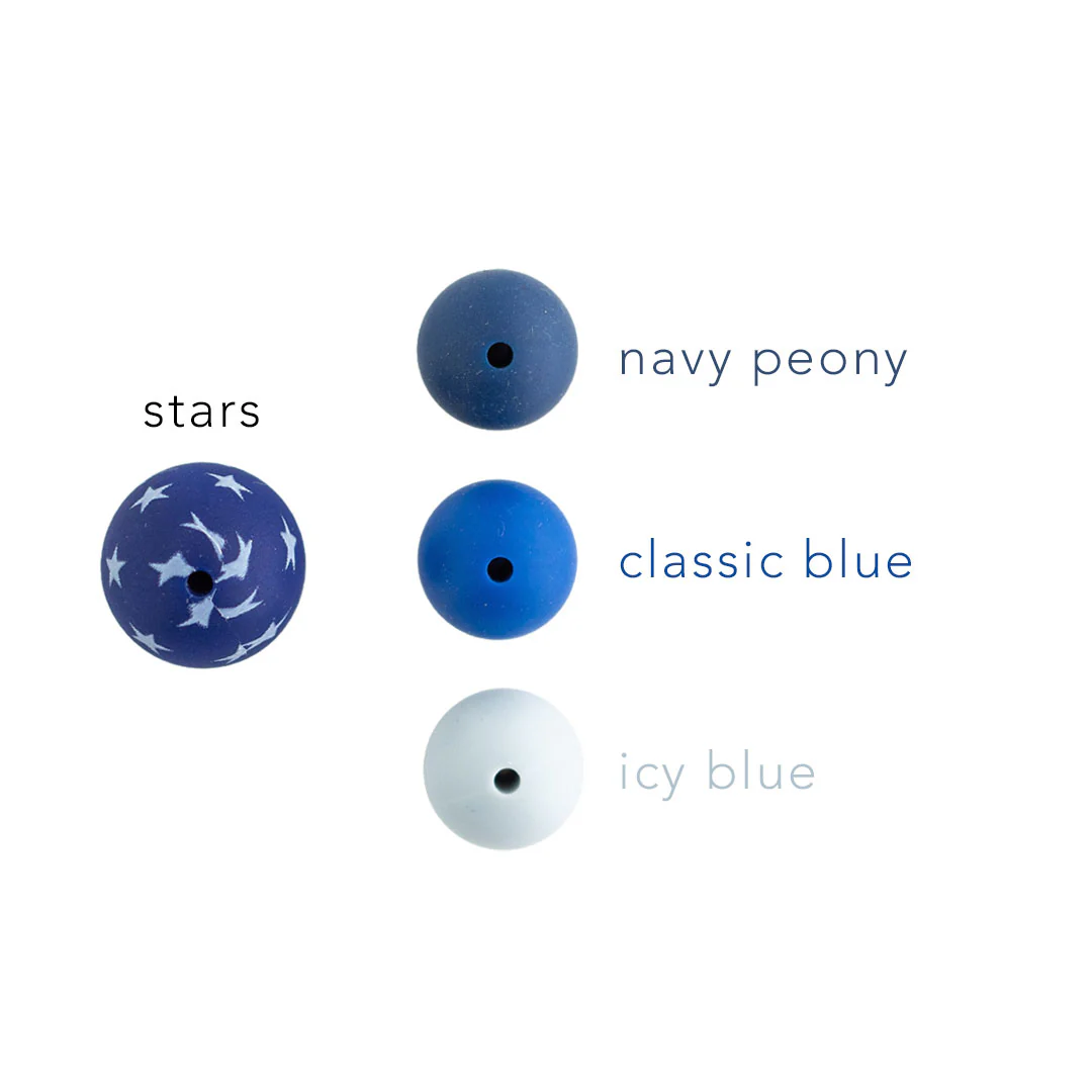 19mm Round Silicone Print Beads - Image 90