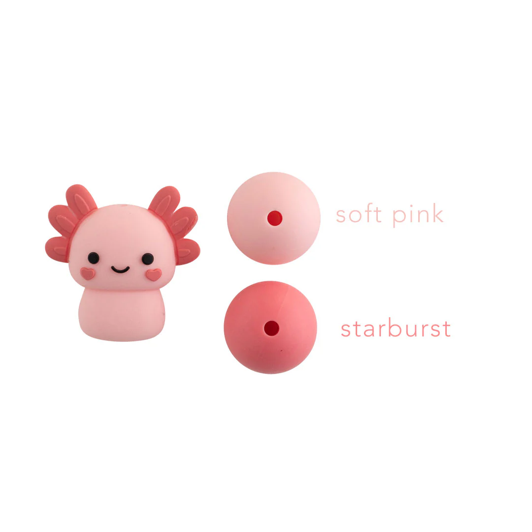 3D Axolotl Silicone Focal Beads - Image 6