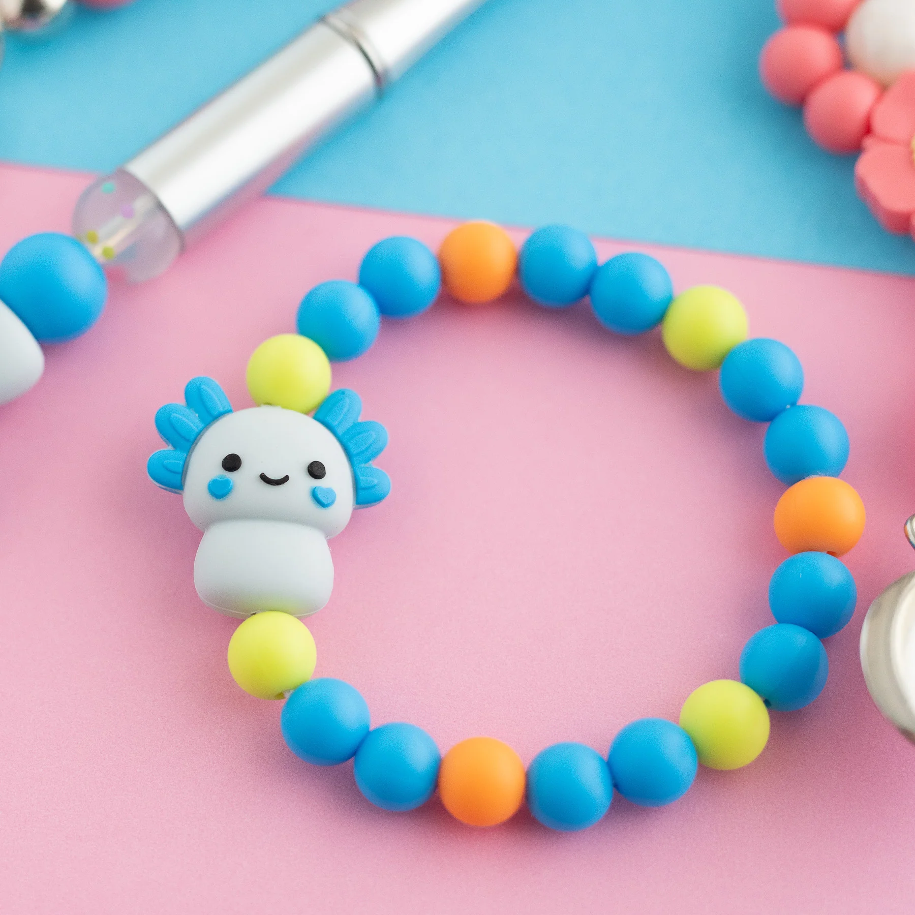 3D Axolotl Silicone Focal Beads - Image 7