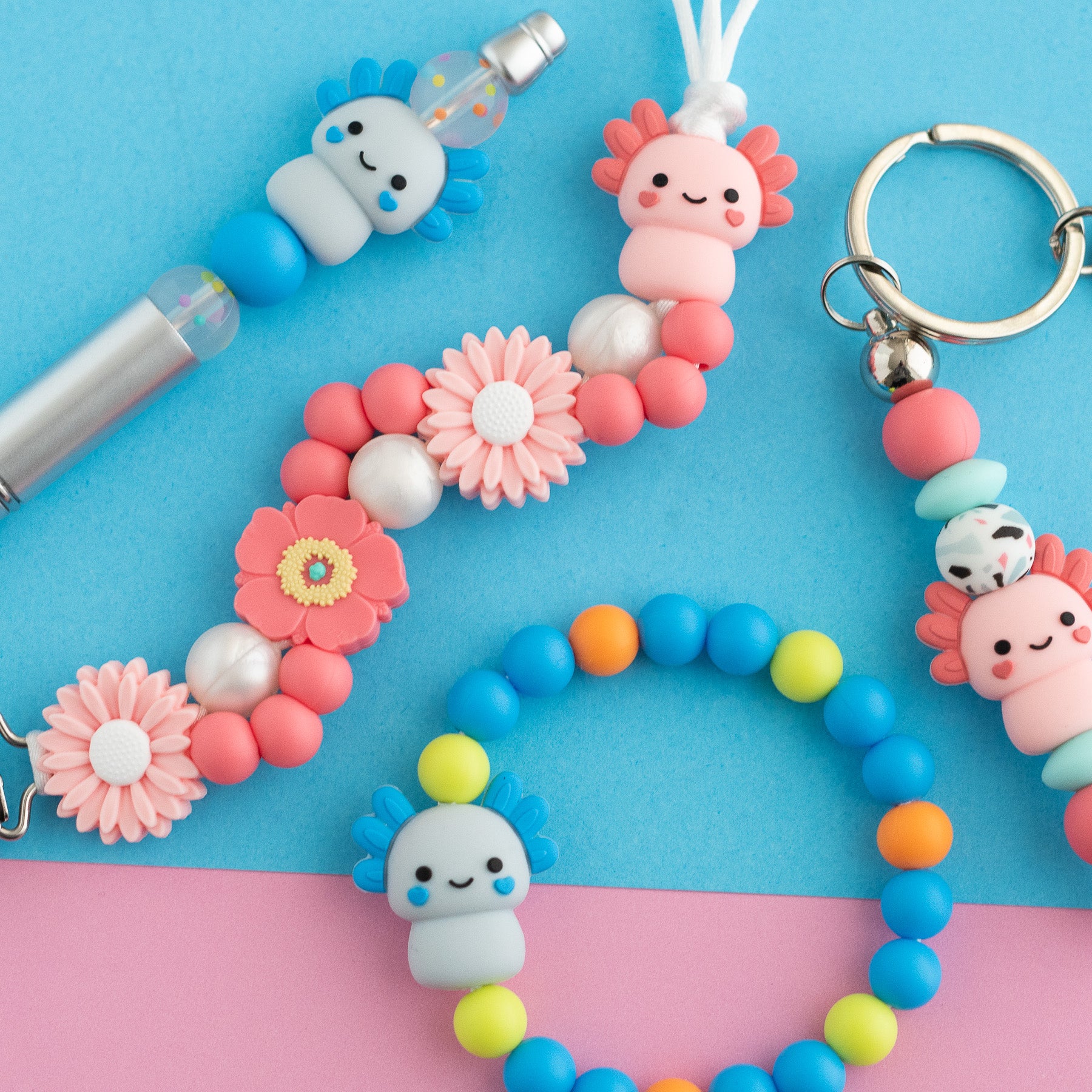 3D Axolotl Silicone Focal Beads - Image 8