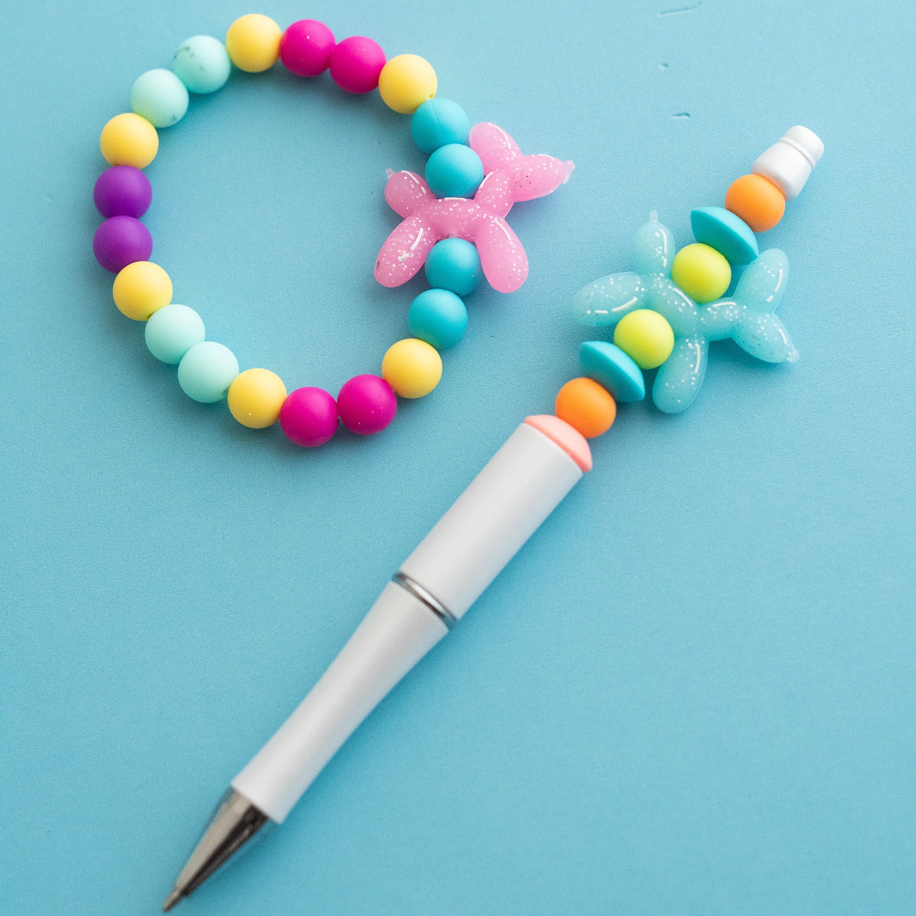 3D Balloon Dog Silicone Focal Beads - Image 4