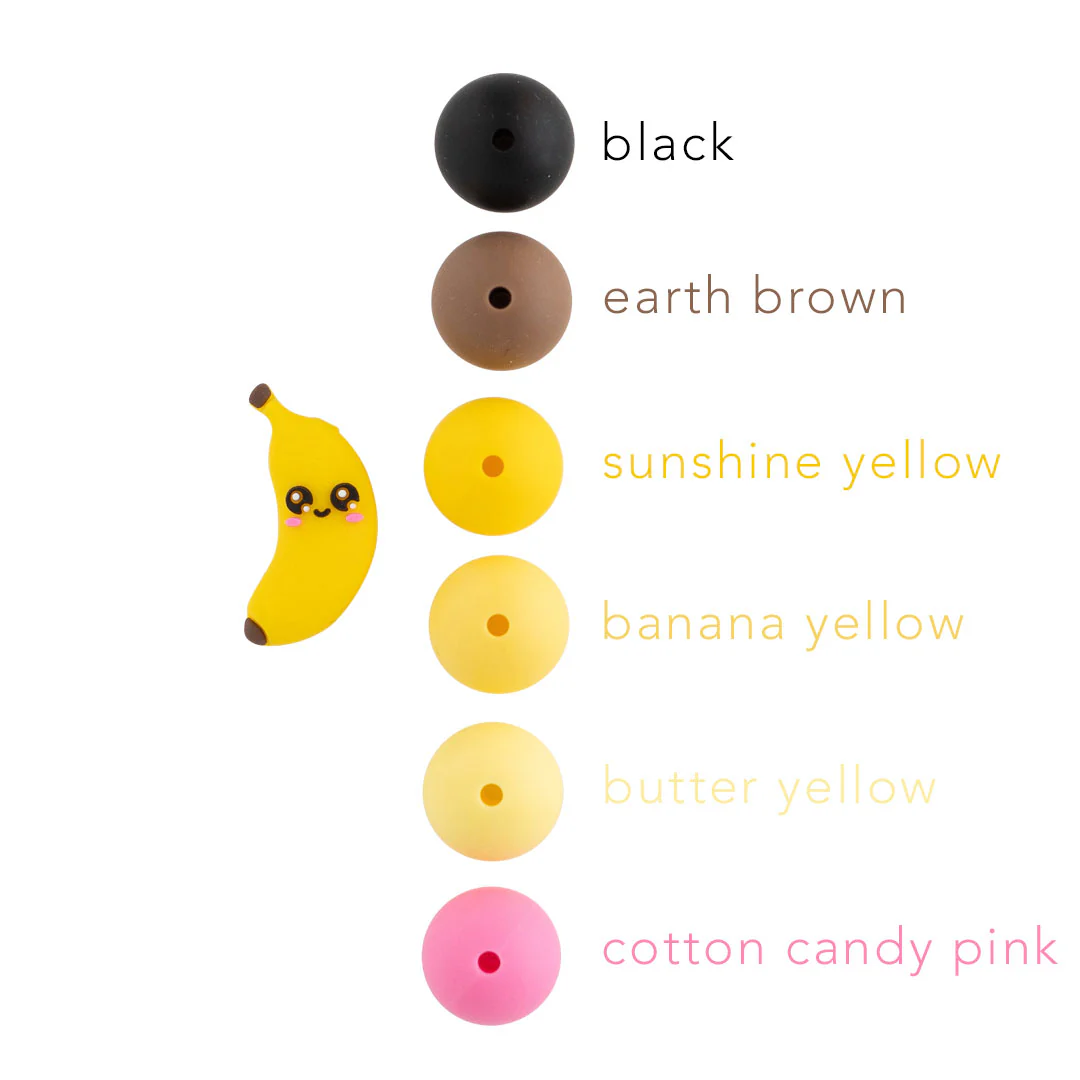 3D Banana Silicone Focal Beads - Image 2