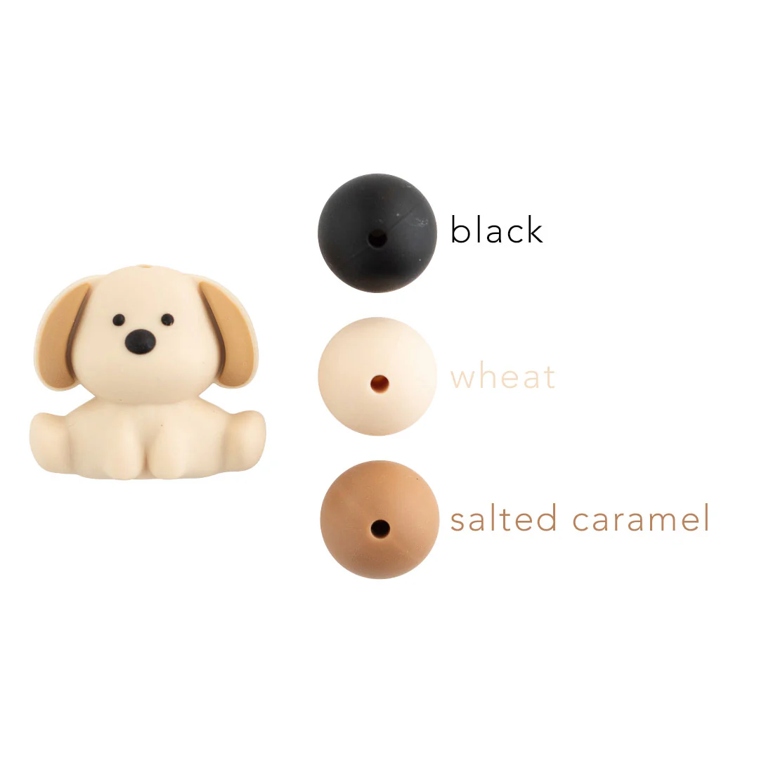 3D Dog Silicone Focal Beads - Image 3