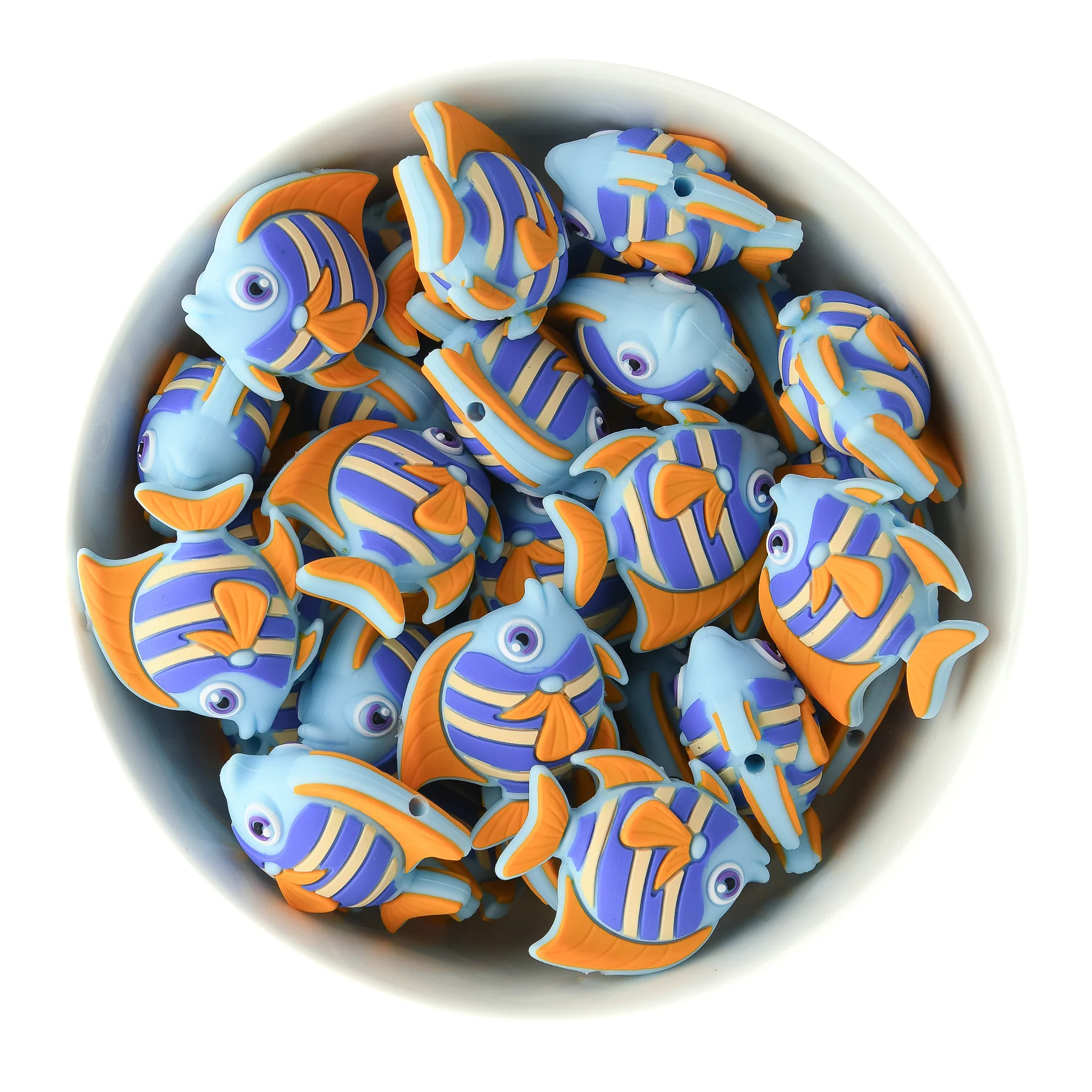 3D Fish Silicone Focal Beads