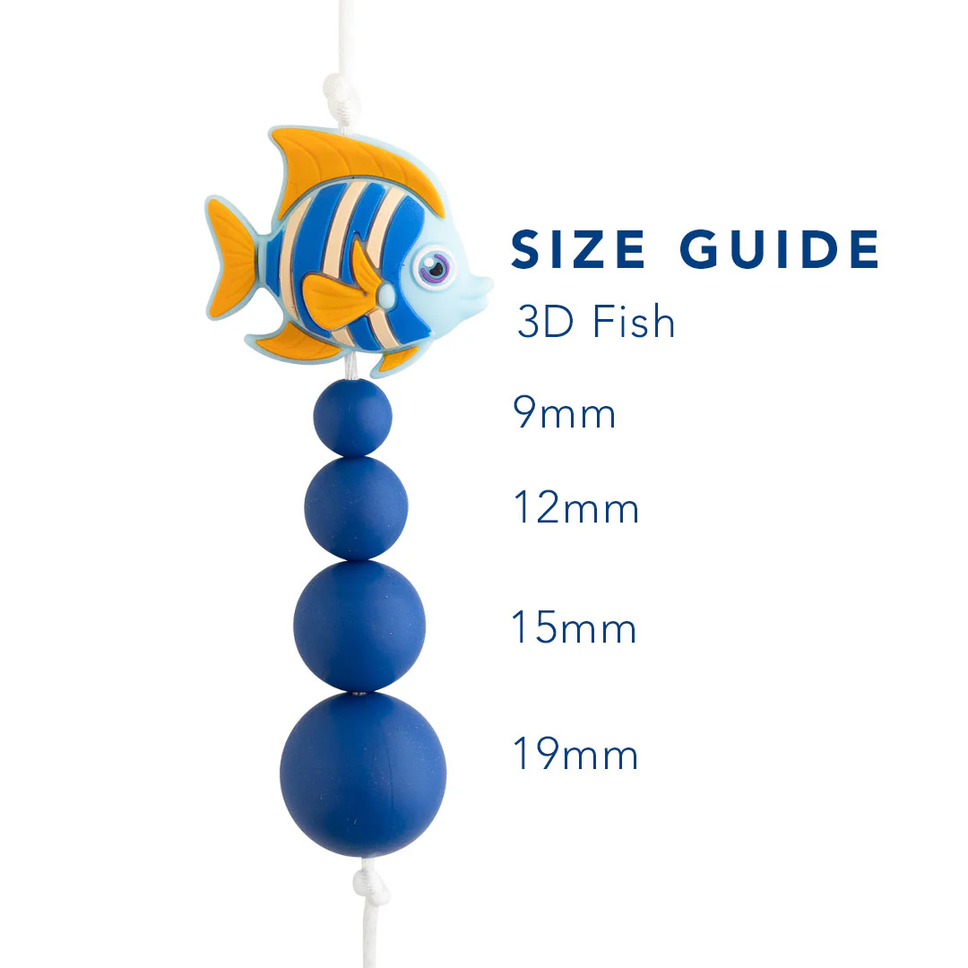 3D Fish Silicone Focal Beads - Image 3
