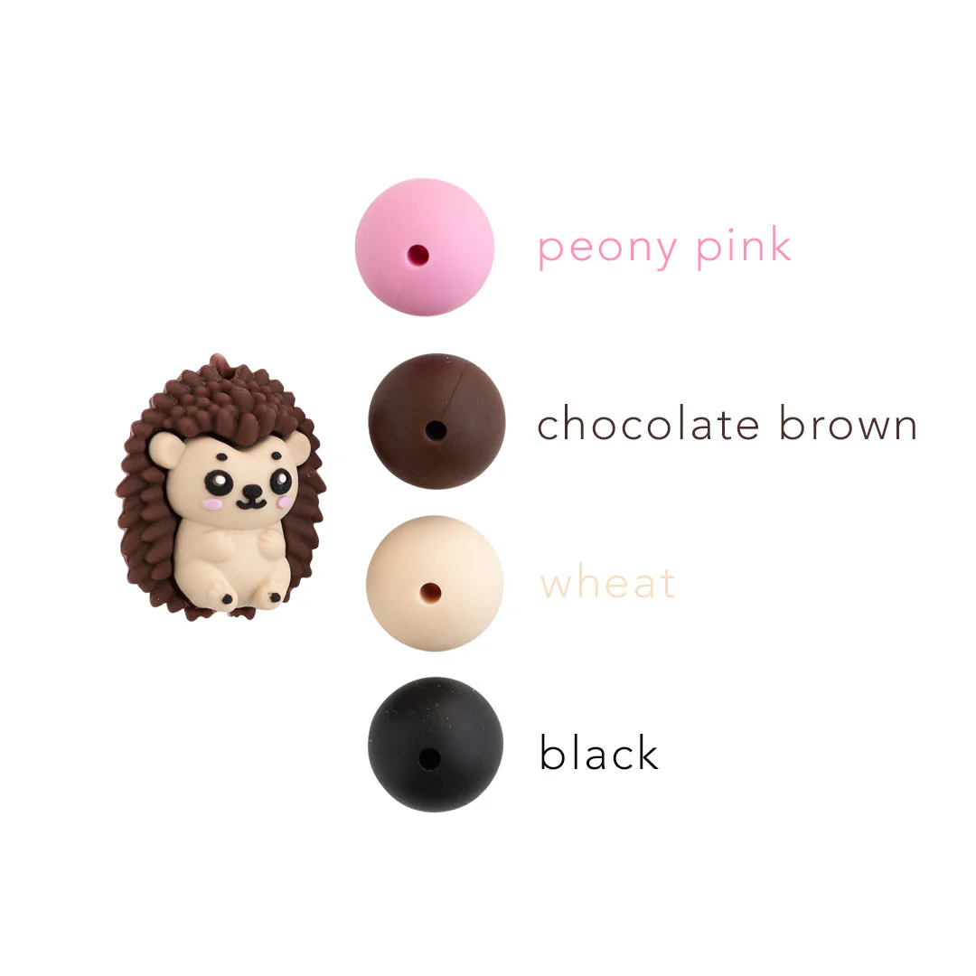3D Hedgehog Silicone Focal Beads - Image 5