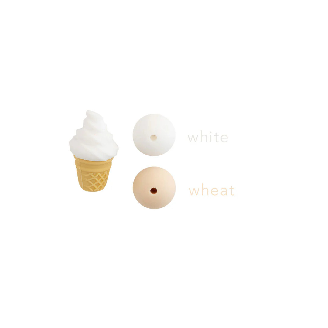 3D Ice Cream Cone Silicone Focal Beads - Image 5