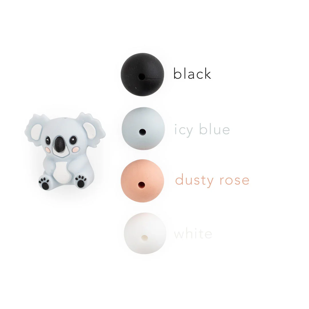 3D Koala Silicone Focal Beads - Image 3
