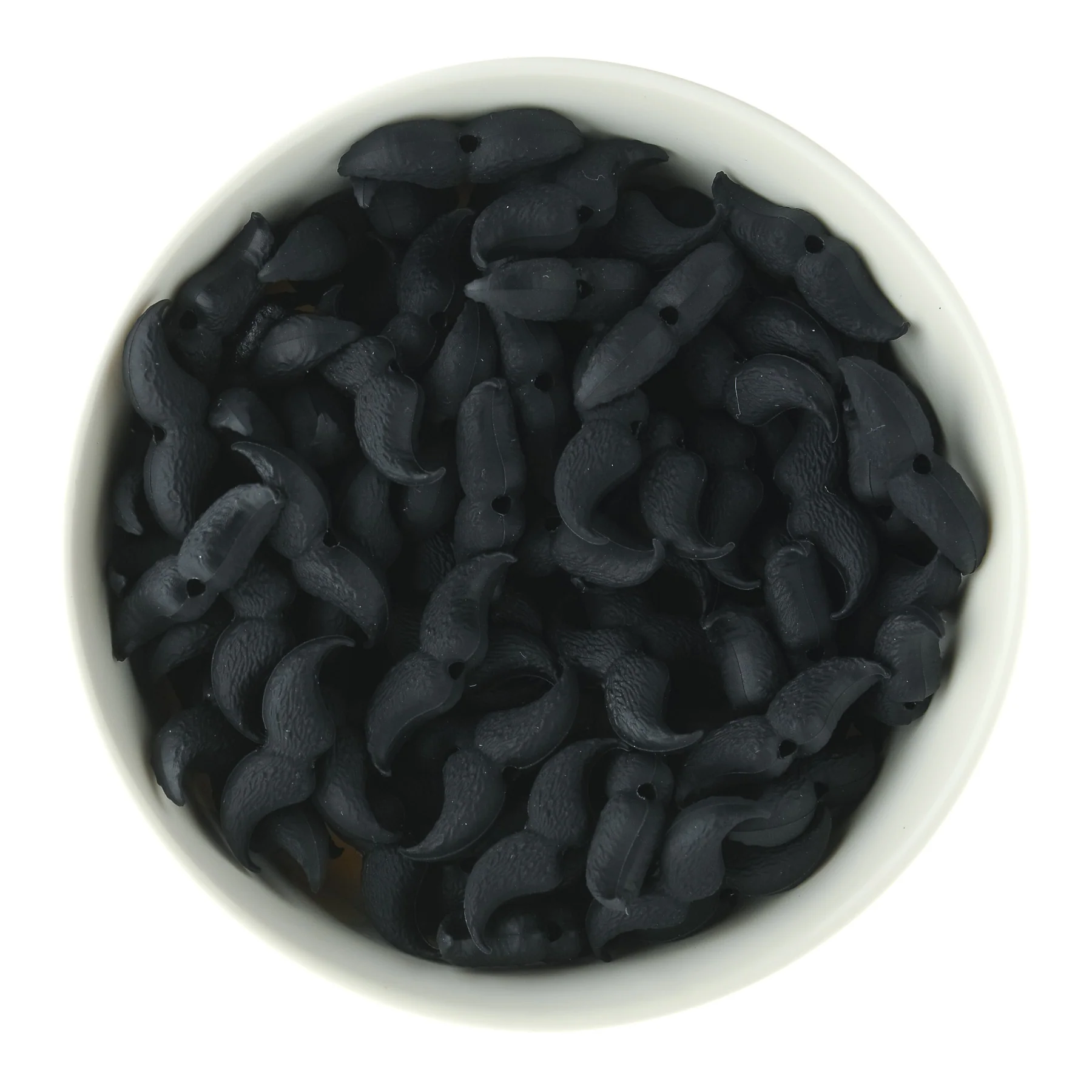 3D Mustache Silicone Focal Beads