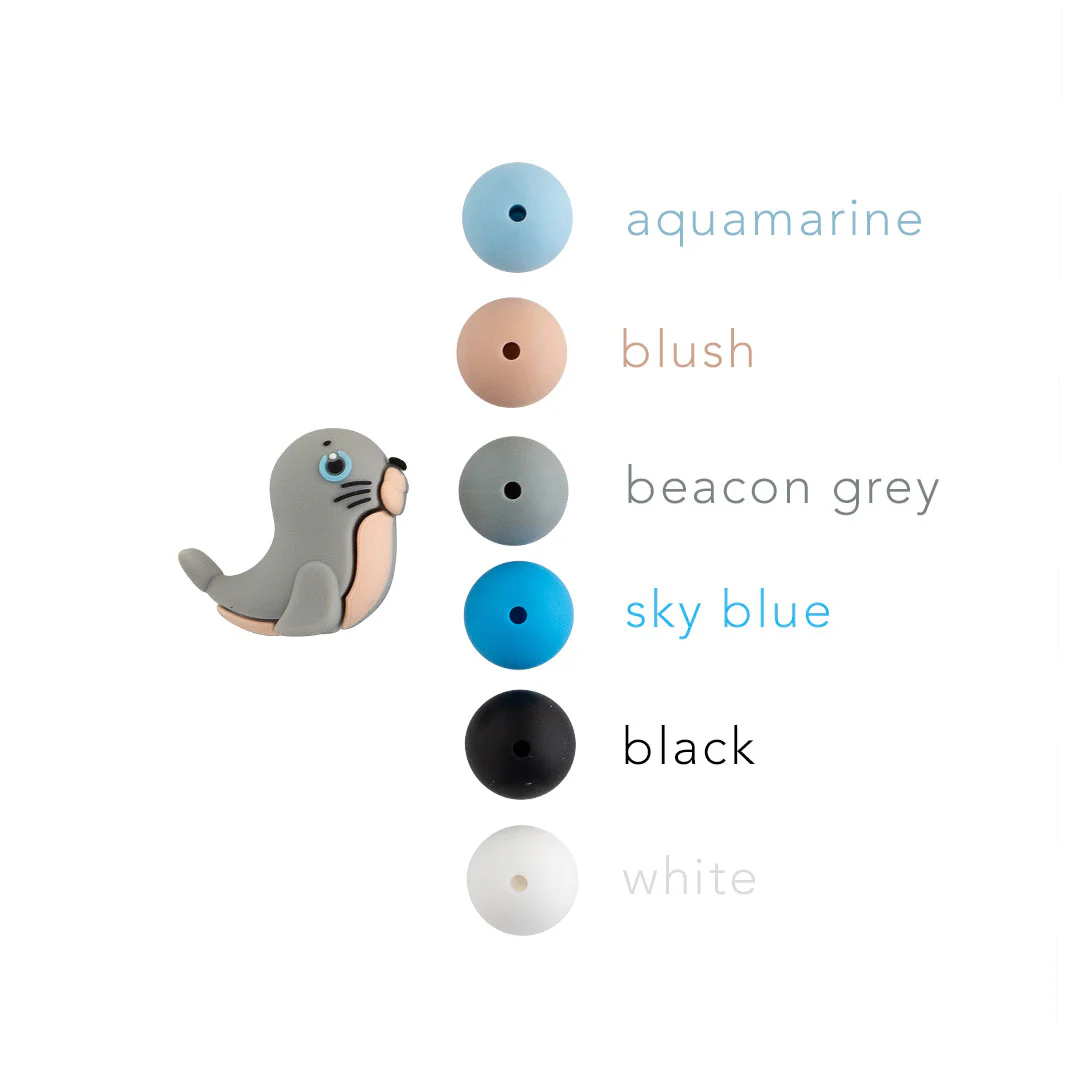 3D Seal Silicone Focal Beads - Image 3