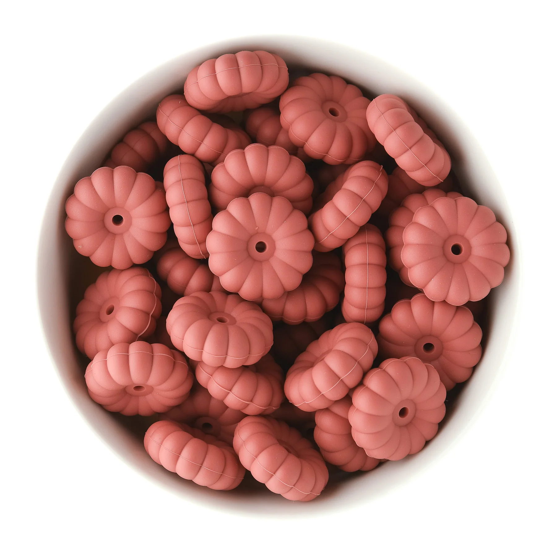 3D Stacked Pumpkins Silicone Focal Beads - Image 4