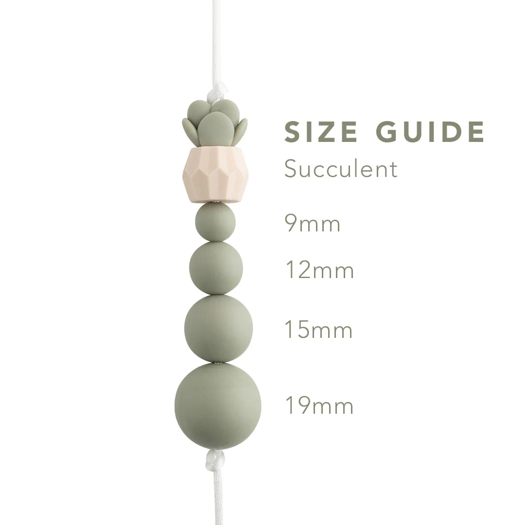 3D Succulent Silicone Focal Beads - Image 4