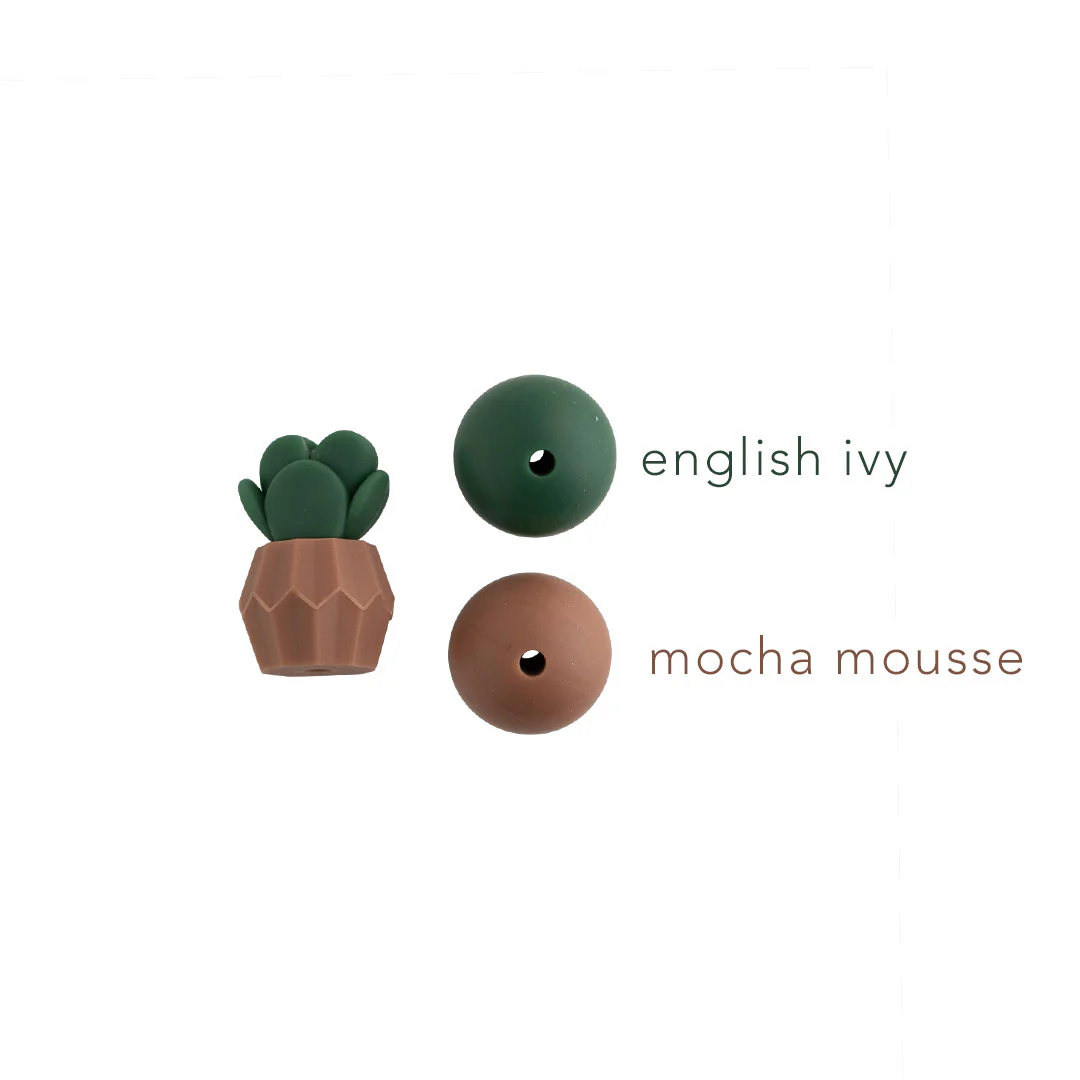 3D Succulent Silicone Focal Beads - Image 5