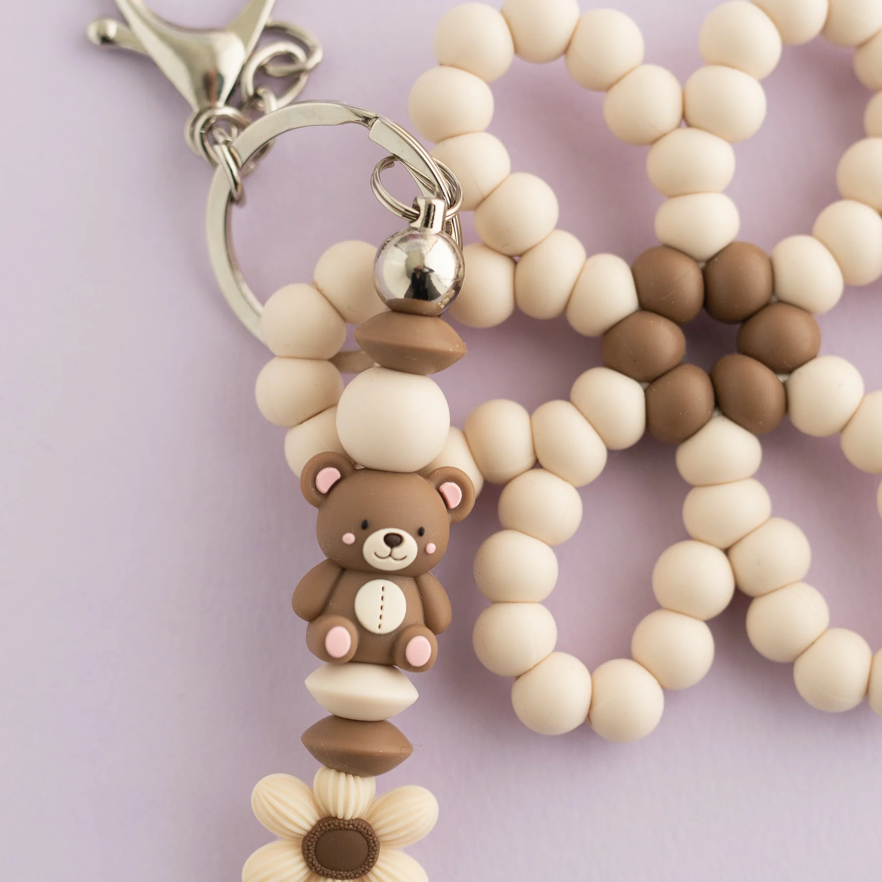 3D Teddy Bear Silicone Focal Beads - Image 7