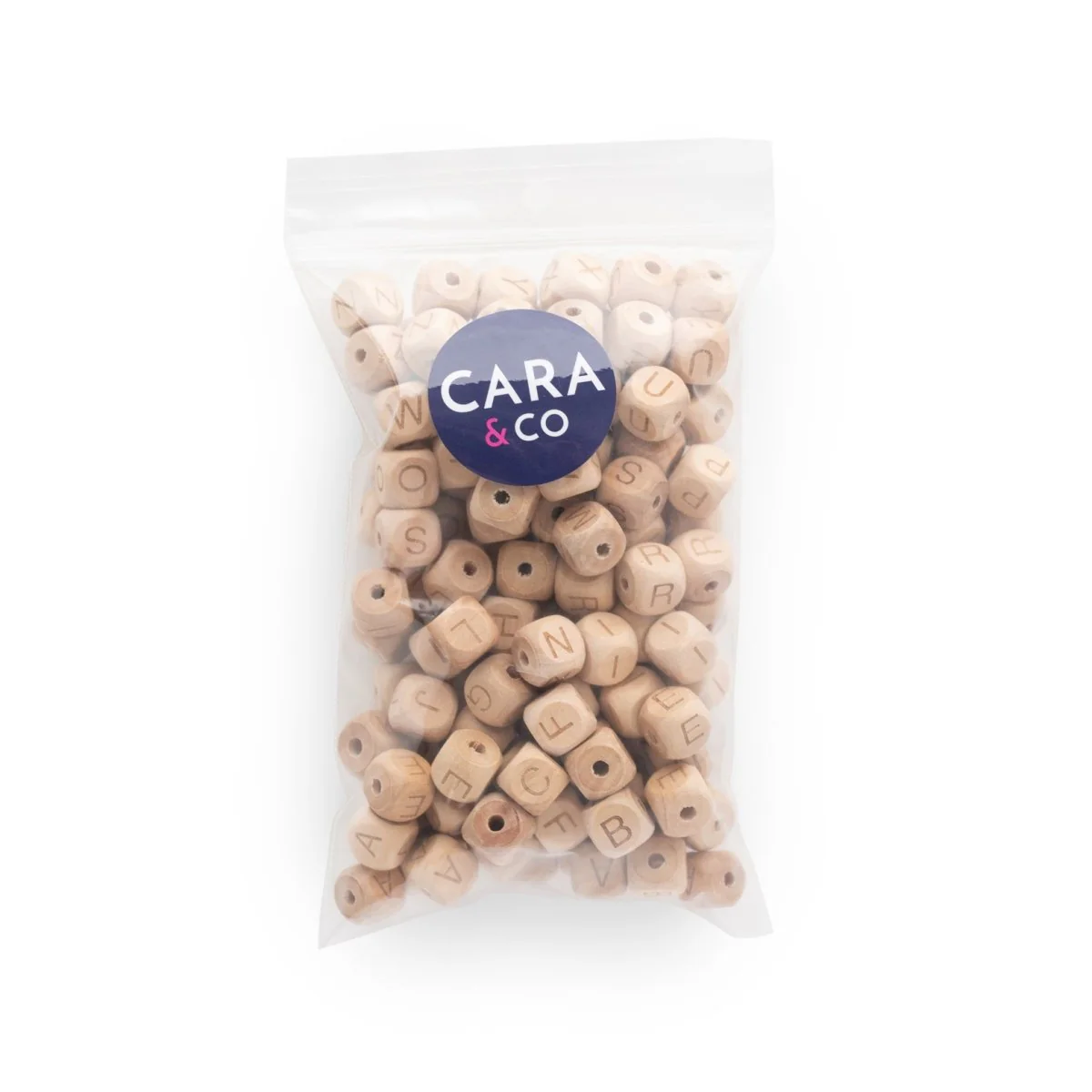 Alphabet Beech Wood Beads - Image 3