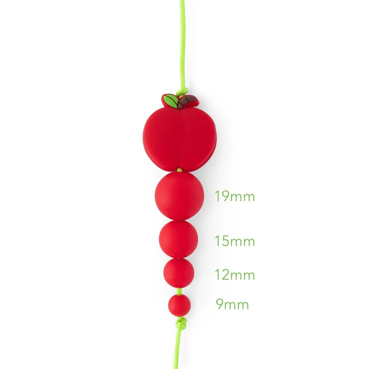Apple Silicone Focal Beads - Image 3