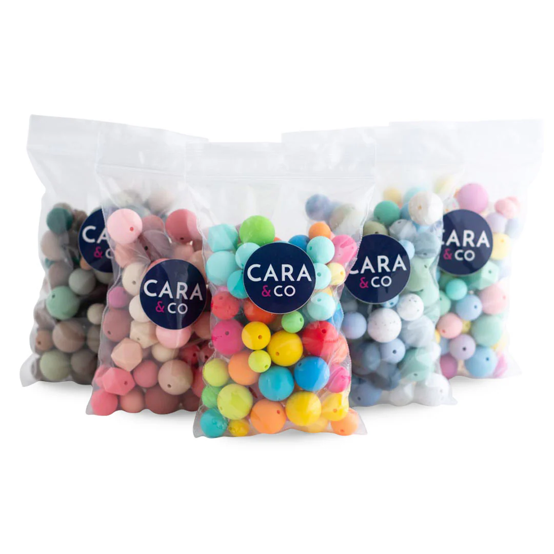 Monochrome Assorted Silicone Bead Packs - Image 2