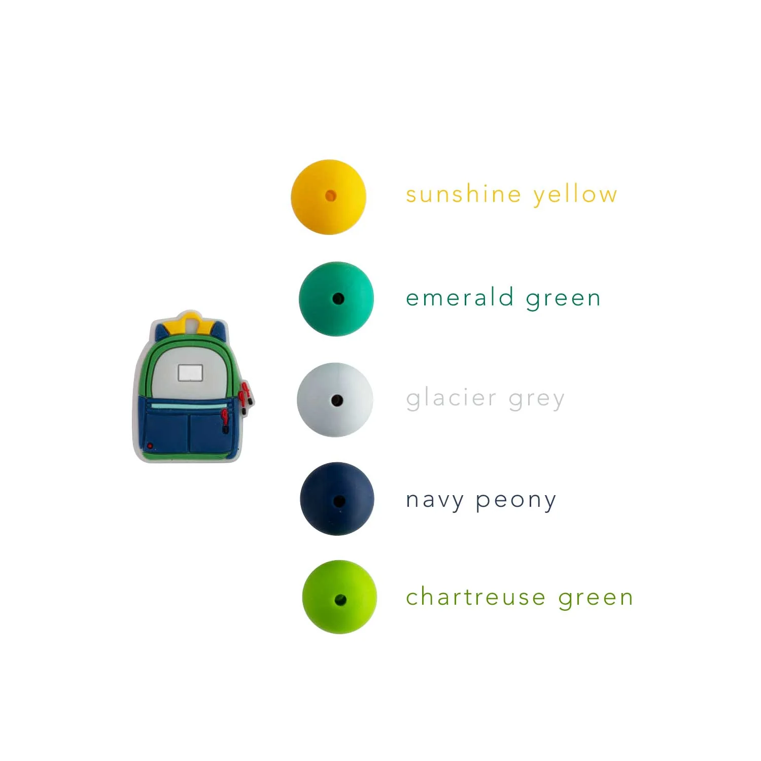 Backpack Silicone Focal Beads - Image 3