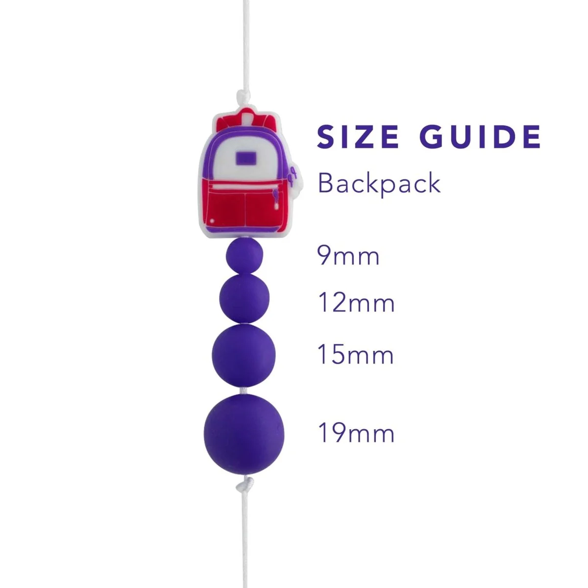 Backpack Silicone Focal Beads - Image 2