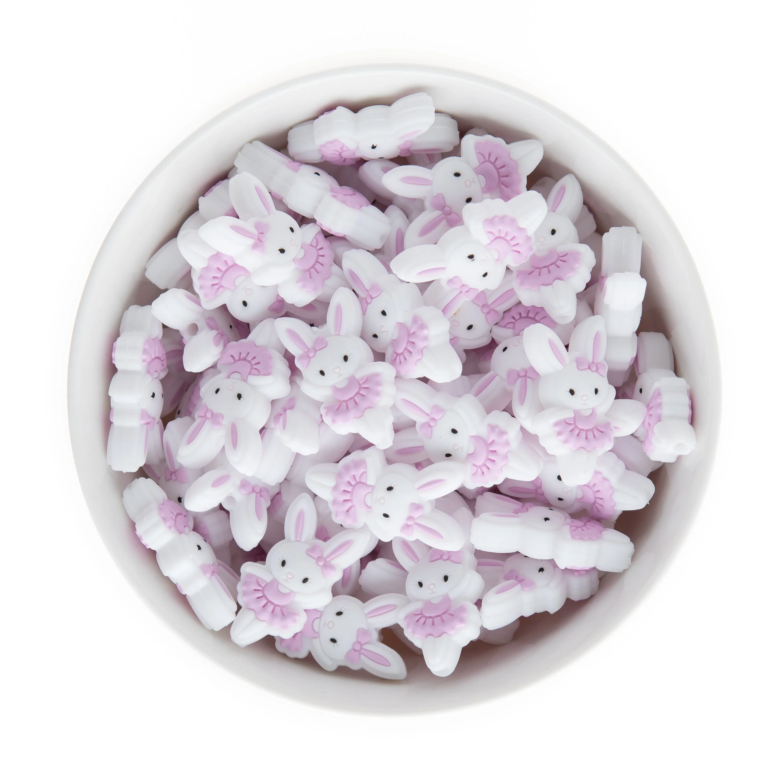 Ballerina Bunny Silicone Focal Beads - Image 13