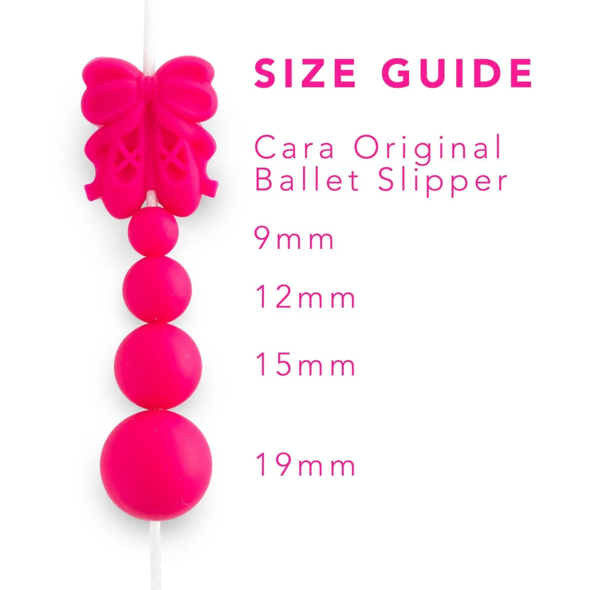 Ballet Slipper Silicone Focal Beads - Image 6
