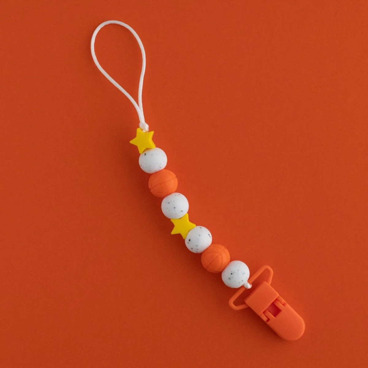 Basketball Silicone Focal Beads - Image 3